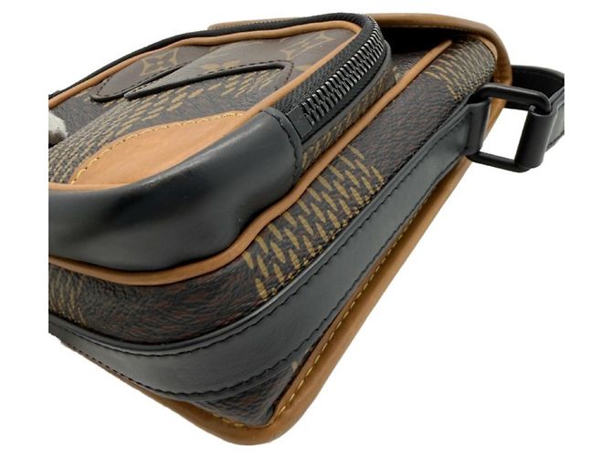 Borsa a Tracolla/Spalla Louis Vuitton Brown Damier Giant Marrone - vista 6