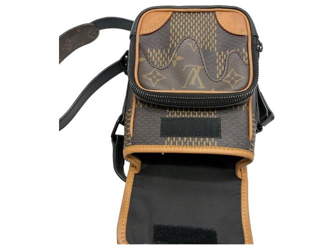 Borsa a Tracolla/Spalla Louis Vuitton Brown Damier Giant Marrone - vista 7