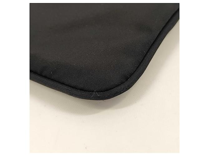 Borsa a pochette Prada Triangle 1NI545 Nero Bianco - vista 4