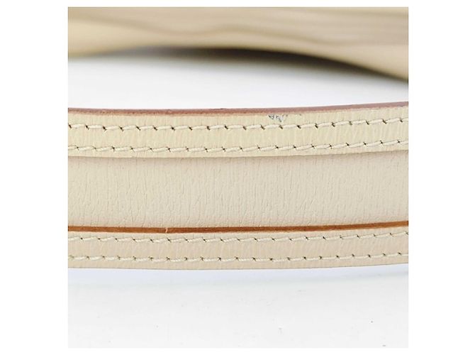 Borsa a tracolla Gucci in pelle beige Nero - vista 4