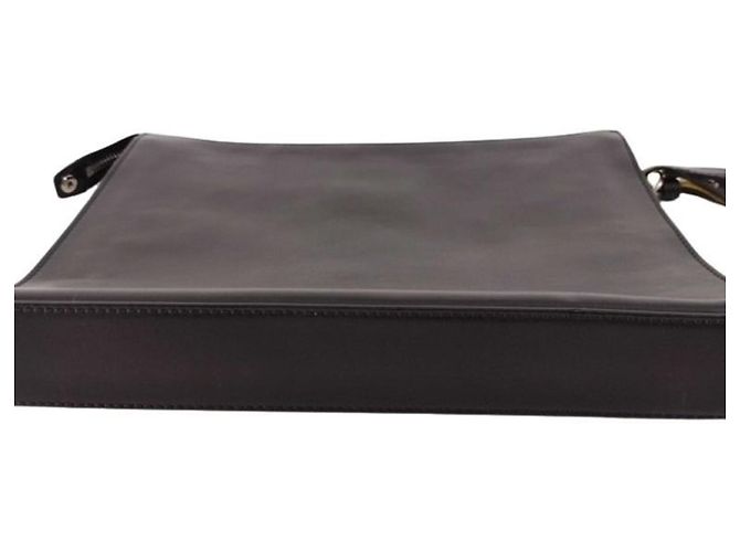 Clutch Fendi in pelle nera e gialla Nero Giallo - vista 3