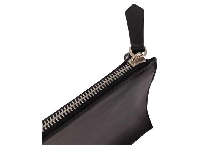 Clutch Fendi in pelle nera e gialla Nero Giallo - vista 6