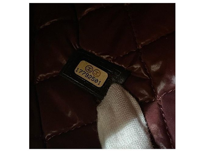 Chanel gestepptes Leder-Pouch Schwarz - Ansicht 7