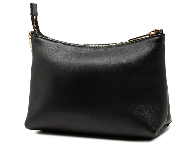 Salvatore Ferragamo Ferragamo Mini Borsa a Tracolla Vara Bow Chain in Pelle Nera Nero - vista 2