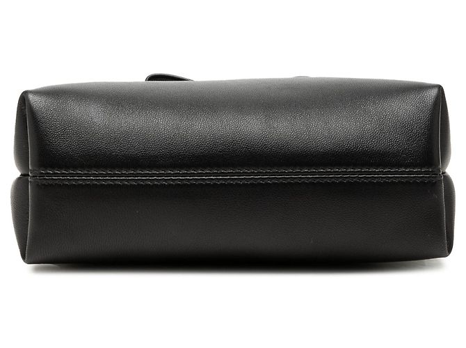 Salvatore Ferragamo Ferragamo Mini Borsa a Tracolla Vara Bow Chain in Pelle Nera Nero - vista 3