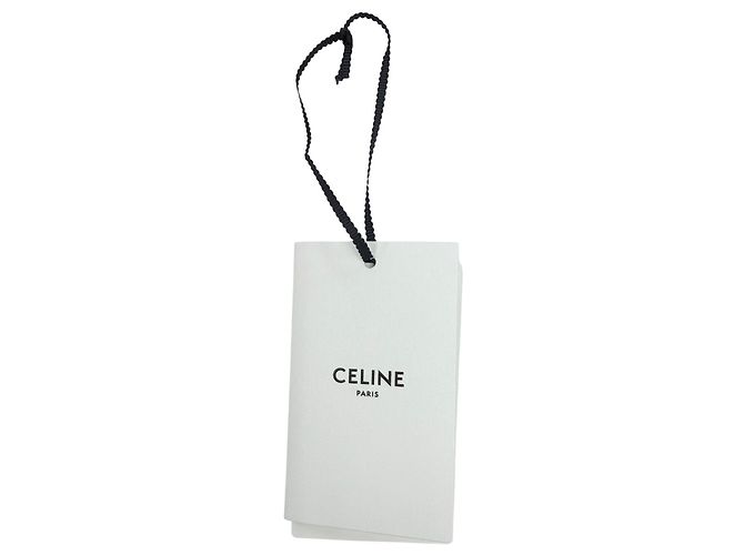 Céline Celine Borsa a tracolla in cotone crochet nero - vista 12