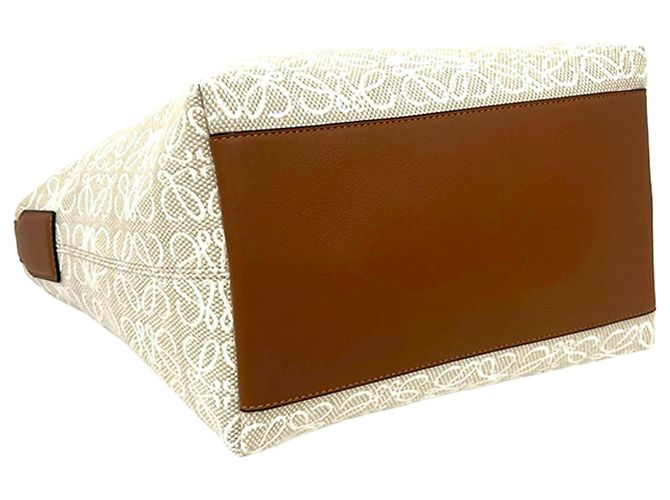 Borsa Cubi Anagram LOEWE Small Beige - vista 5