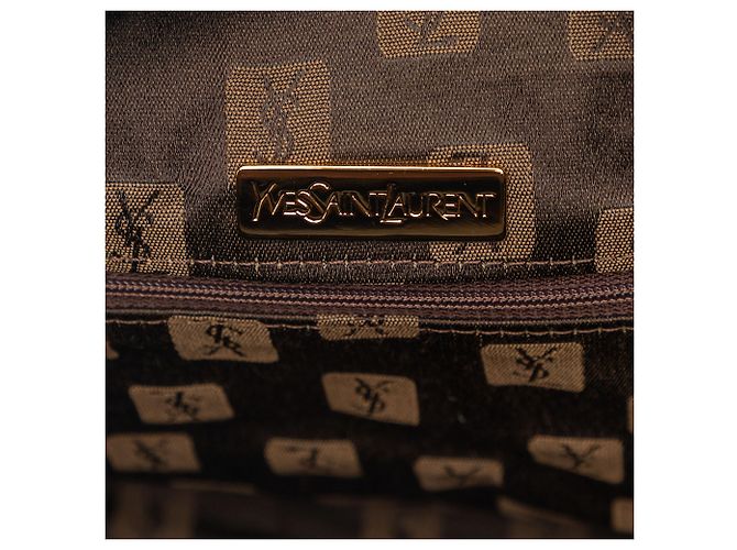Borsa Boston Saint Laurent in PVC verde - vista 5