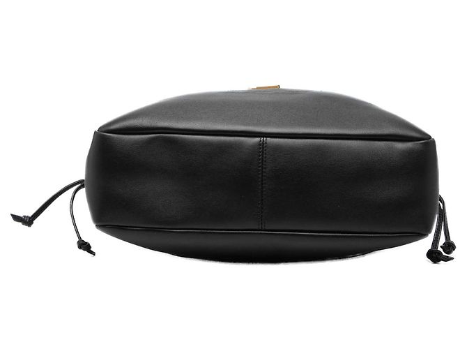 Saint Laurent Borsa Shopping Jamie Small in Pelle di Agnello Matelassé Nera Nero - vista 3