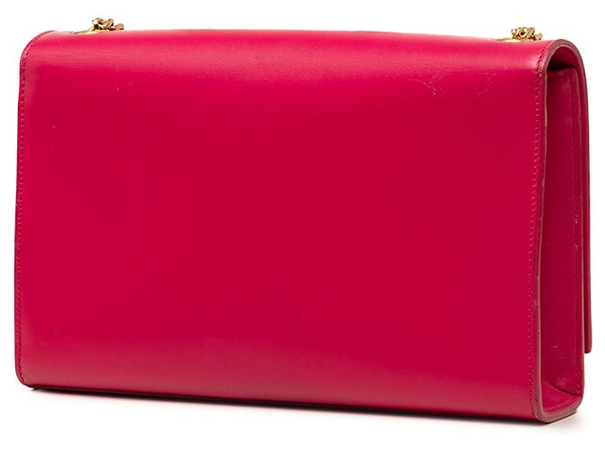 Saint Laurent Pink Medium Smooth Calfskin Classic Monogram Kate Tassel Crossbody Rosa - vista 2