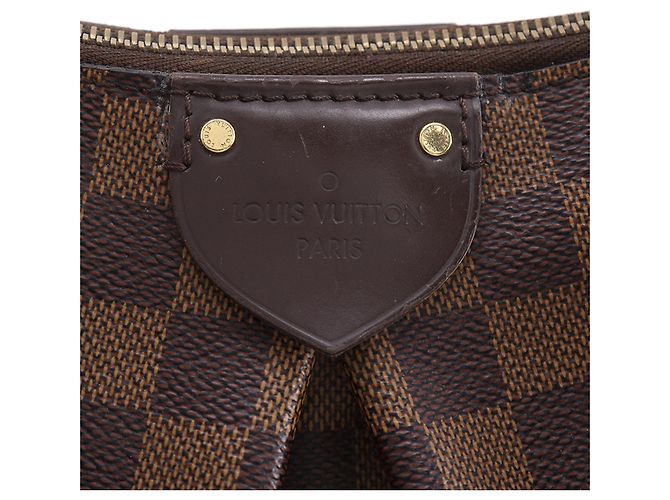 Louis Vuitton Brown Damier Ebene Siena PM Marrone - vista 14