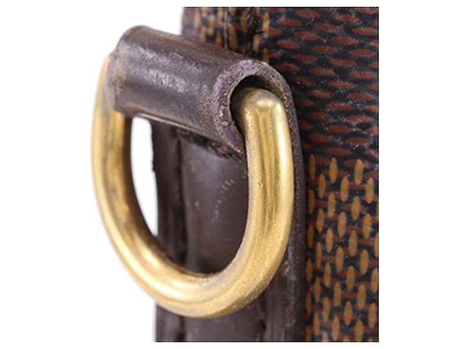 Louis Vuitton Brown Damier Ebene Siena PM Marrone - vista 17