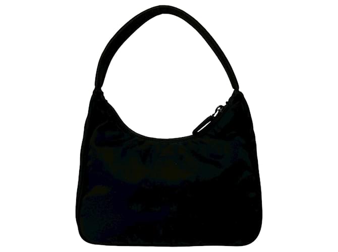 Borsa a tracolla Prada Mini Re Nylon Re Edition 2000 Nera Nero - vista 2