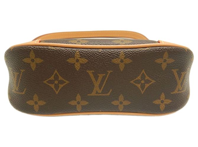 Louis Vuitton Brown Monogram Nano Boulogne Marrone - vista 4