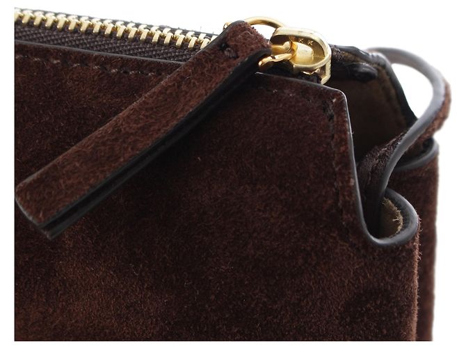 The Row Mini Suede Nu Twin Crossbody Brown Marrone - vista 7