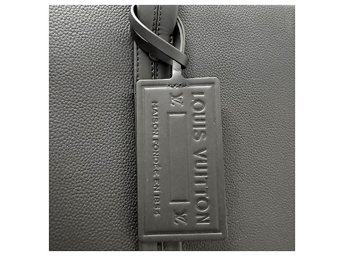 Borsa Tote Louis Vuitton Aerogram Takeoff Nera Nero - vista 8
