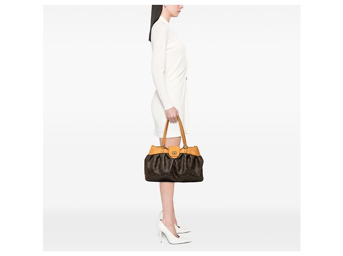 Twist Louis Vuitton Brown Monogram Boetie MM Marrone - vista 6