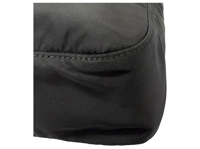 Prada Borsa crossbody con zip in Re-Nylon nero - vista 11