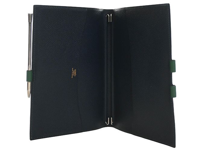 Protège-agenda Hermès Green Epsom Vision Vert - vue 5