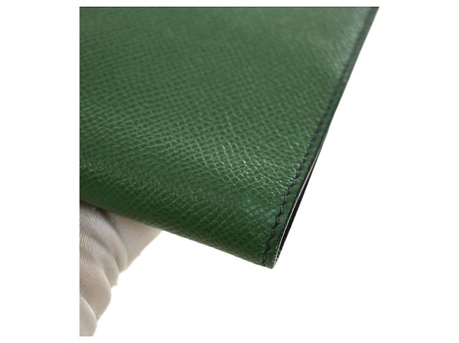 Protège-agenda Hermès Green Epsom Vision Vert - vue 8