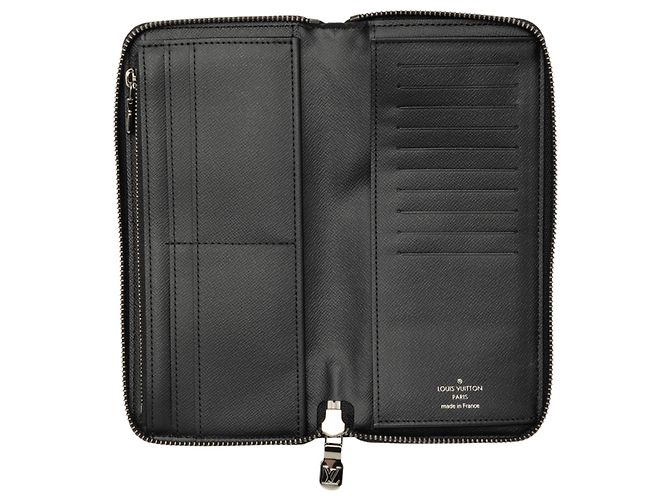 Cartera Vertical Zippy Louis Vuitton Monogram Eclipse Negra Negro - vista 6