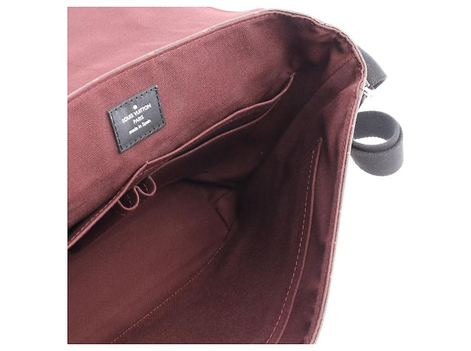 Louis Vuitton Brown Monogram Macassar District MM Marrone - vista 4
