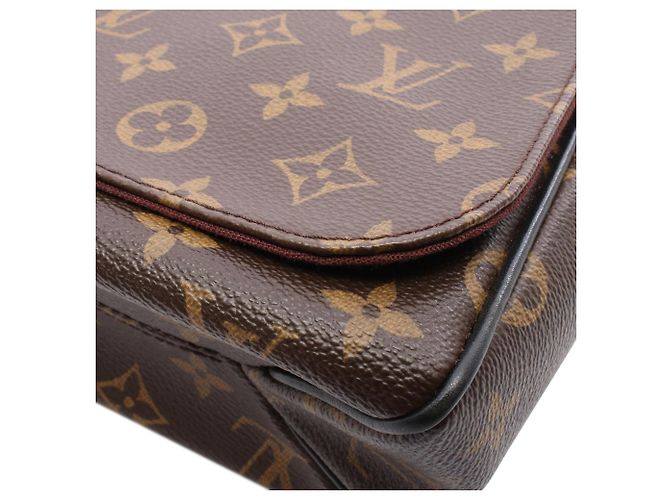 Louis Vuitton Brown Monogram Macassar District MM Marrone - vista 7