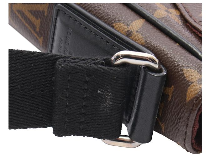 Louis Vuitton Brown Monogram Macassar District MM Marrone - vista 8