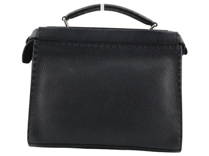 Fendi Peekaboo Selleria Handtasche Schwarz - Ansicht 2