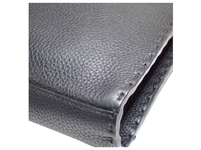 Fendi Peekaboo Selleria Handtasche Schwarz - Ansicht 8