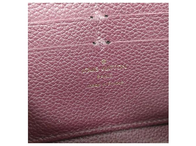 Portafoglio Lungo Louis Vuitton Monogram Empreinte Bordò Porpora - vista 10