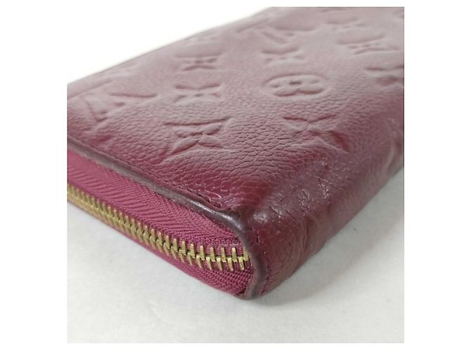 Portafoglio Lungo Louis Vuitton Monogram Empreinte Bordò Porpora - vista 3