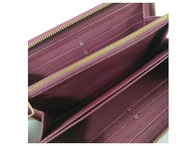 Portafoglio Lungo Louis Vuitton Monogram Empreinte Bordò Porpora - vista 7