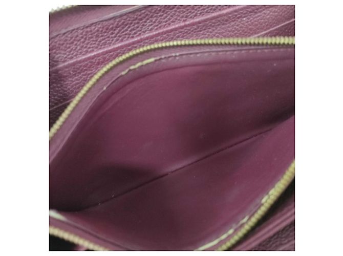 Portafoglio Lungo Louis Vuitton Monogram Empreinte Bordò Porpora - vista 8
