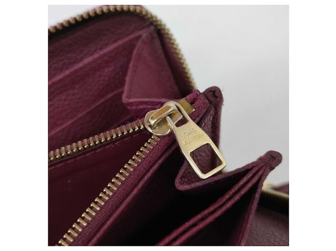 Portafoglio Lungo Louis Vuitton Monogram Empreinte Bordò Porpora - vista 9