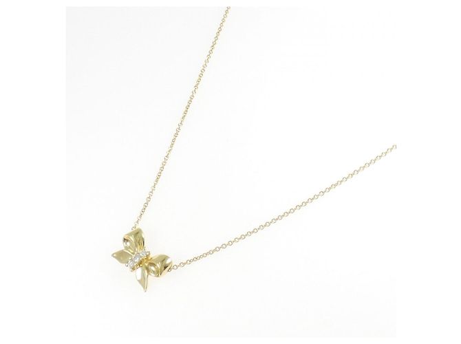 Collana Tiffany & Co. in oro giallo 18K e diamanti - vista 2
