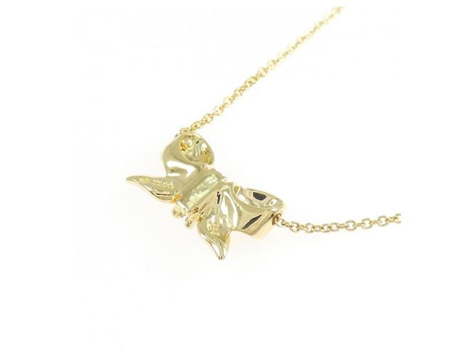 Collana Tiffany & Co. in oro giallo 18K e diamanti - vista 4