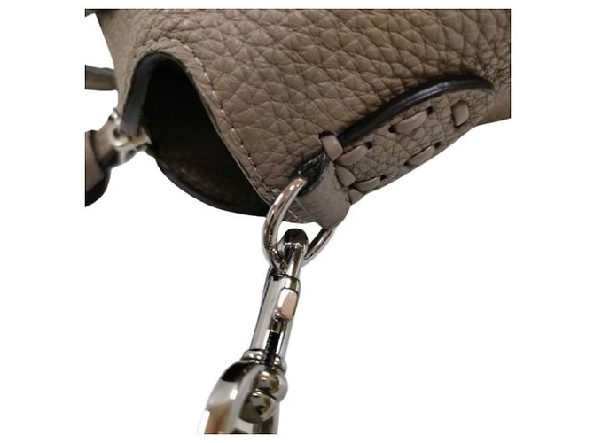 Borsa Large Fendi By The Way Selleria Grigio - vista 7