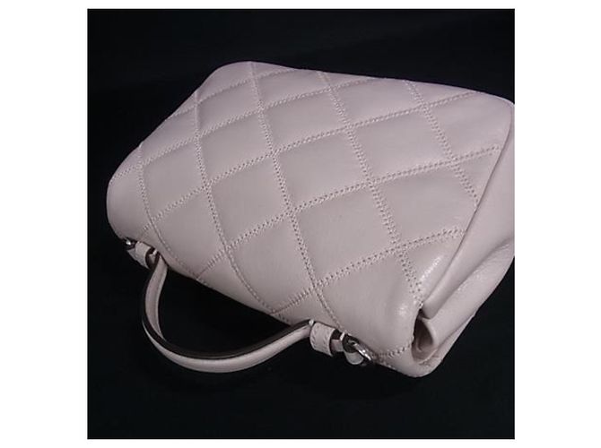 Bolsa de couro acolchoada rosa Tory Burch Willa Mini - vista 3