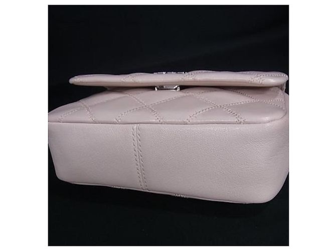 Bolsa de couro acolchoada rosa Tory Burch Willa Mini - vista 4