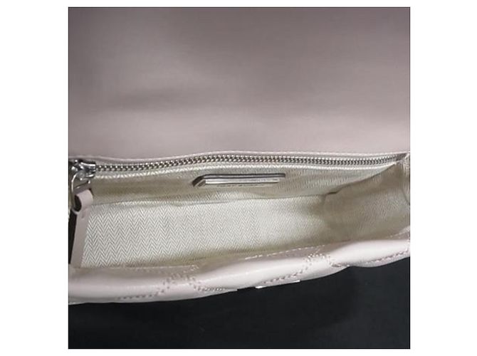 Bolsa de couro acolchoada rosa Tory Burch Willa Mini - vista 5