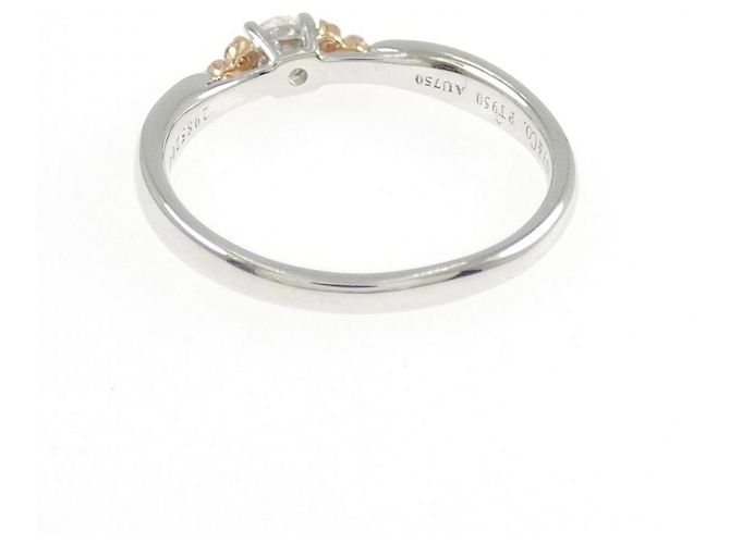 Tiffany & Co Anello Tiffany Harmony in oro rosa e platino - vista 3