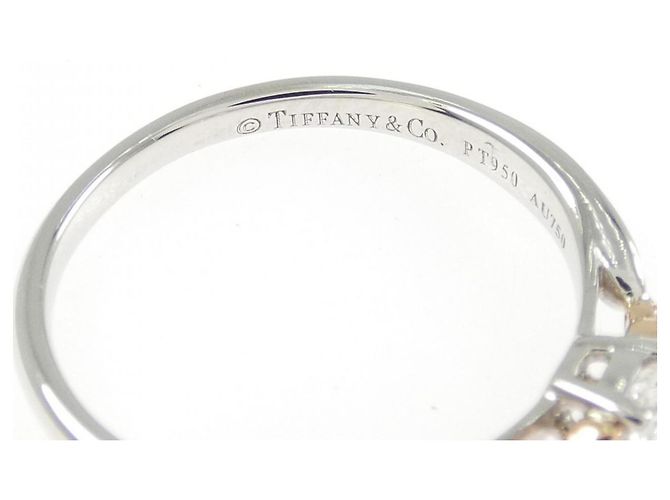 Tiffany & Co Anello Tiffany Harmony in oro rosa e platino - vista 4
