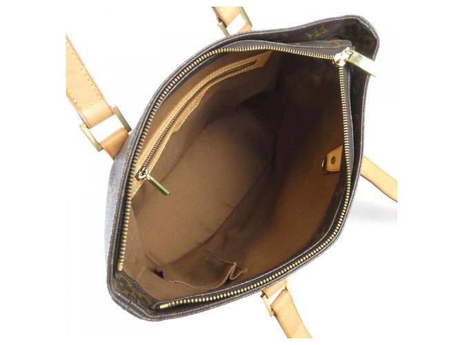 Borsa Louis Vuitton Monogram Cabas Piano Marrone - vista 8
