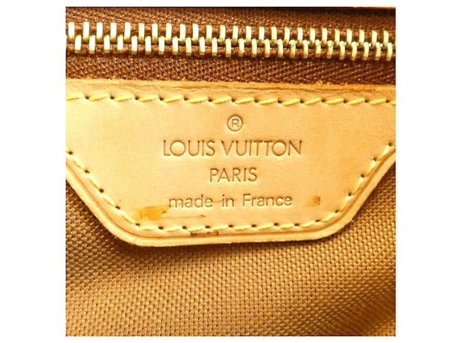 Borsa Louis Vuitton Monogram Cabas Piano Marrone - vista 9