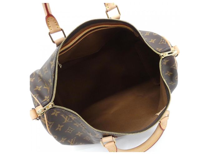 Borsa Boston Louis Vuitton Monogram Speedy Bandoulière 40cm Marrone - vista 6