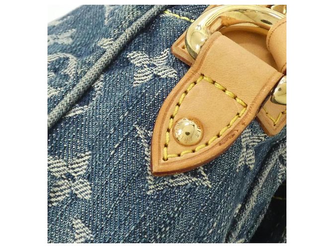 Louis Vuitton Monogram Denim Camera Bag Blau - Ansicht 7