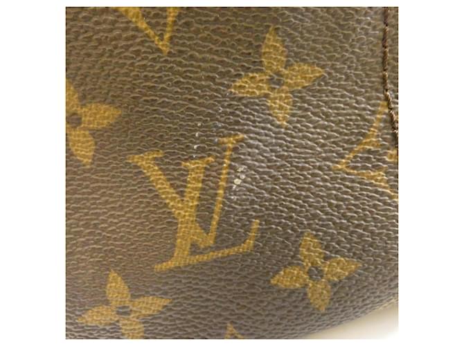 Borsa Louis Vuitton Monogram Neverfull GM Marrone - vista 3
