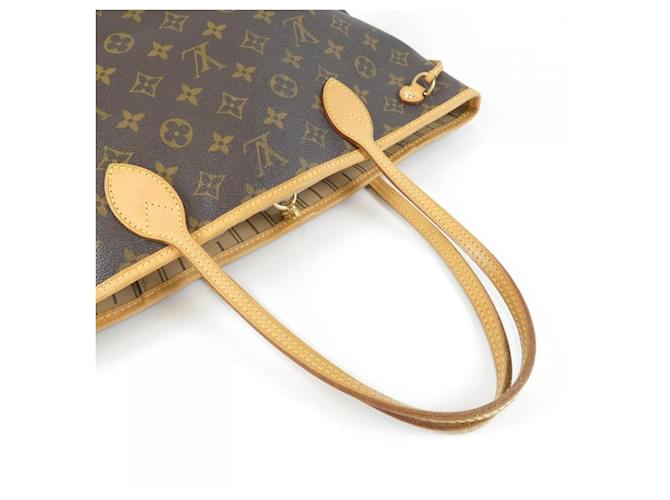 Borsa Louis Vuitton Monogram Neverfull PM Marrone - vista 5