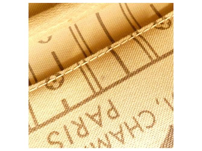 Borsa Louis Vuitton Monogram Neverfull PM Marrone - vista 8